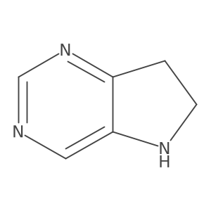 6,7-dihydro-5H-pyrrolo[3,2-d]pyrimidine结构式