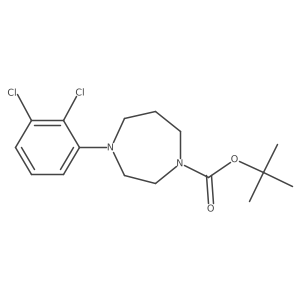 Tert-butyl 4-(2,3-dichlorophenyl)-1,4-diazepane-1-carboxylate Structure