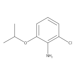 2-Chloro-6-(propan-2-yloxy)aniline结构式