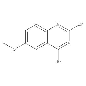 2,4-Dibromo-6-methoxyquinazoline结构式