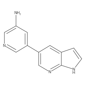 5-{1H-pyrrolo[2,3-b]pyridin-5-yl}pyridin-3-amine Structure