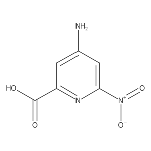 4-Amino-6-nitropyridine-2-carboxylic acid结构式