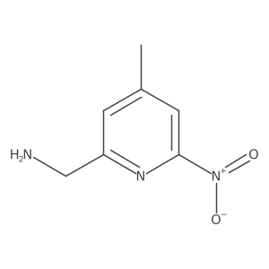 (4-Methyl-6-nitropyridin-2-YL)methylamine Structure