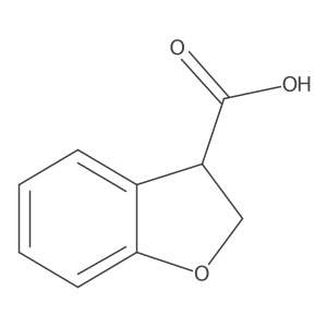(3S)-2,3-Dihydrobenzofuran-3-carboxylic acid结构式