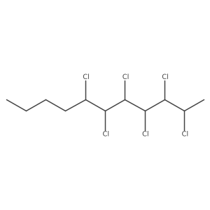2,3,4,5,6,7-Hexachloroundecane结构式