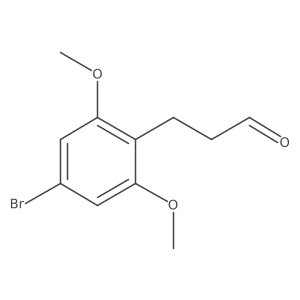 3-(4-Bromo-2,6-dimethoxyphenyl)propanal结构式