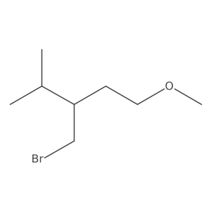 3-(Bromomethyl)-1-methoxy-4-methylpentane结构式
