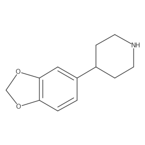 4-(3,4-Methylenedioxyphenyl)piperidine Structure