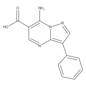 7-Amino-3-phenyl-pyrazolo[1,5-a]pyrimidine-6-carboxylic acid Structure