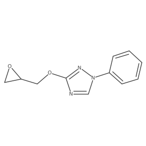 3-(2-Oxiranylmethoxy)-1-phenyl-1H-1,2,4-triazole结构式