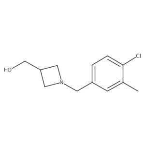 {1-[(4-Chloro-3-methylphenyl)methyl]azetidin-3-yl}methanol结构式
