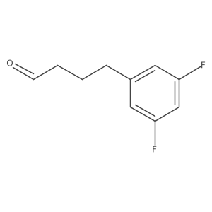 4-(3,5-Difluorophenyl)butanal Structure