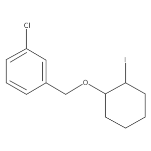 1-Chloro-3-{[(2-iodocyclohexyl)oxy]methyl}benzene结构式