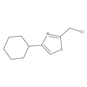 2-(Chloromethyl)-4-cyclohexyl-1,3-thiazole Structure