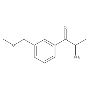 2-Amino-1-[3-(methoxymethyl)phenyl]propan-1-one Structure