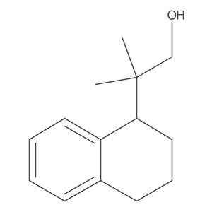 2-Methyl-2-(1,2,3,4-tetrahydronaphthalen-1-yl)propan-1-ol Structure