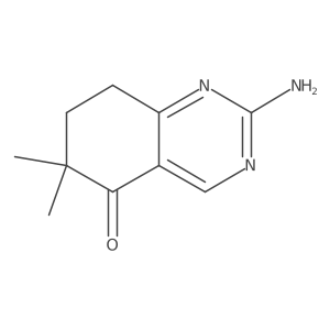 2-Amino-6,6-dimethyl-5,6,7,8-tetrahydroquinazolin-5-one Structure