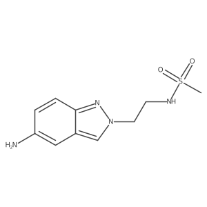 N-(2-(5-amino-2H-indazol-2-yl)ethyl)methanesulfonamide Structure