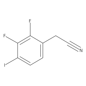 2,3-Difluoro-4-iodophenylacetonitrile Structure