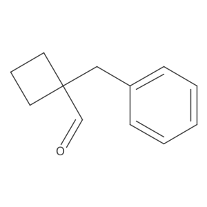 1-Benzylcyclobutane-1-carbaldehyde Structure