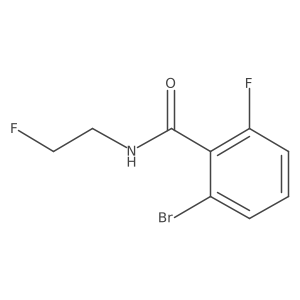 2-bromo-6-fluoro-N-(2-fluoroethyl)benzamide结构式