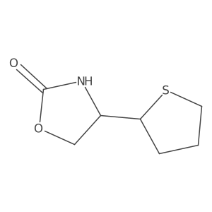 4-(Thiolan-2-yl)-1,3-oxazolidin-2-one Structure