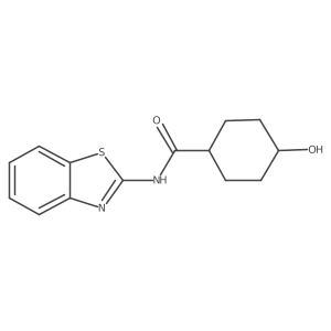 N-(Benzo[d]thiazol-2-yl)-4-hydroxycyclohexanecarboxamide Structure