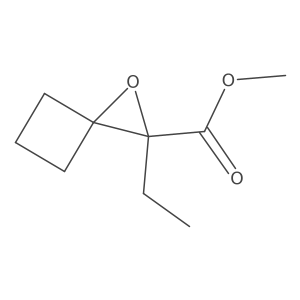 Methyl 2-ethyl-1-oxaspiro[2.3]hexane-2-carboxylate结构式