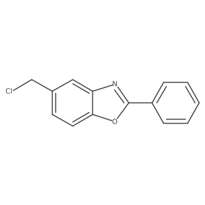 5-(Chloromethyl)-2-phenylbenzo[d]oxazole结构式