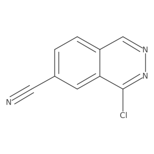 4-Chlorophthalazine-6-carbonitrile结构式