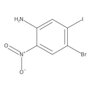 4-Bromo-5-iodo-2-nitroaniline Structure