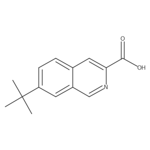 7-Tert-butylisoquinoline-3-carboxylic acid结构式