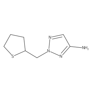 2-[(thiolan-2-yl)methyl]-2H-1,2,3-triazol-4-amine结构式