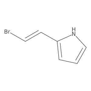 2-(2-bromoethenyl)-1H-pyrrole结构式