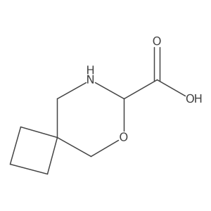 6-Oxa-8-azaspiro[3.5]nonane-7-carboxylic acid Structure