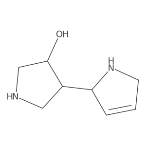 4-(2,5-dihydro-1H-pyrrol-2-yl)pyrrolidin-3-ol Structure