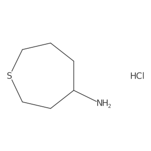 Thiepan-4-amine hydrochloride Structure