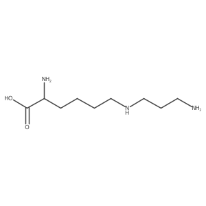 N6-(3-Aminopropyl)-L-lysine Structure