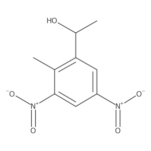 (1R)-1-(2-methyl-3,5-dinitrophenyl)ethan-1-ol结构式