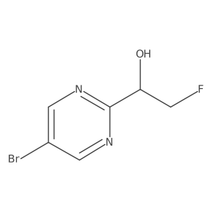 1-(5-Bromopyrimidin-2-yl)-2-fluoroethanol结构式