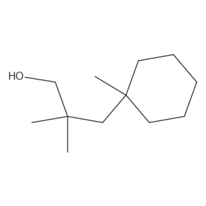 2,2-Dimethyl-3-(1-methylcyclohexyl)propan-1-ol结构式