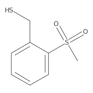 (2-Methanesulfonylphenyl)methanethiol结构式
