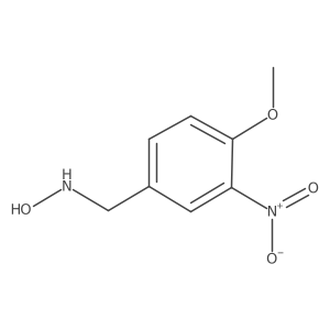 N-[(4-methoxy-3-nitrophenyl)methyl]hydroxylamine结构式