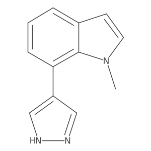 1-methyl-7-(1H-pyrazol-4-yl)-1H-indole Structure