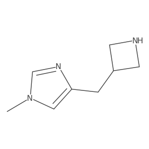 4-[(azetidin-3-yl)methyl]-1-methyl-1H-imidazole Structure