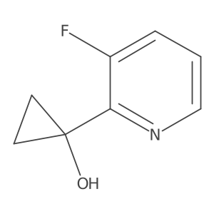 1-(3-Fluoropyridin-2-yl)cyclopropan-1-ol Structure