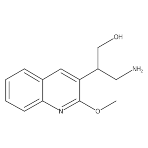 3-Amino-2-(2-methoxyquinolin-3-yl)propan-1-ol Structure