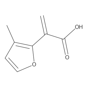 2-(3-Methylfuran-2-yl)prop-2-enoic acid结构式
