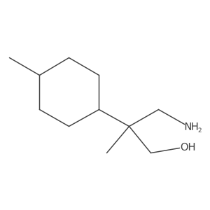 3-Amino-2-methyl-2-(4-methylcyclohexyl)propan-1-ol结构式