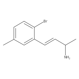 4-(2-Bromo-5-methylphenyl)but-3-en-2-amine Structure